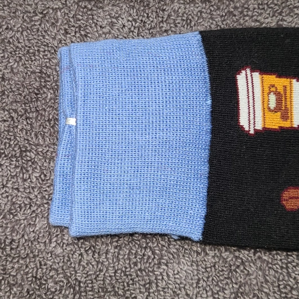 Coffee and donuts! Lot of 2 pairs of men's socks - Picture 11 of 16